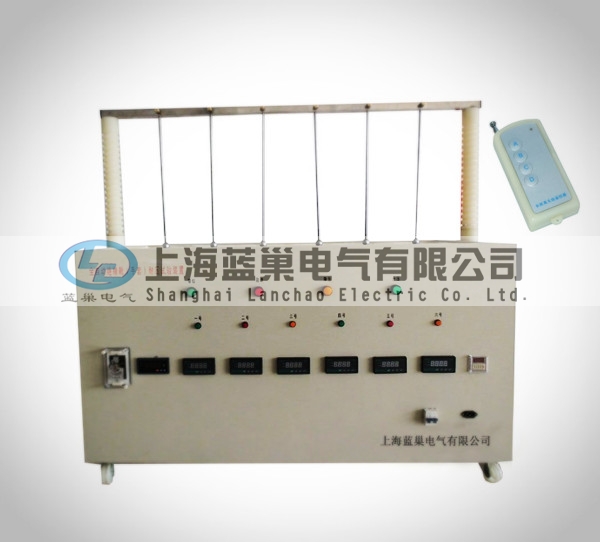 LCJX-6S遙控型絕緣靴絕緣手套耐壓儀是上海藍(lán)巢電氣根據(jù)國家電力公司發(fā)布的《電力安全工器具預(yù)防性試驗(yàn)規(guī)程》要求，并遵從廣大用戶反饋意見，不斷改進(jìn)而設(shè)計(jì)生產(chǎn)的絕緣靴（手套）批量試驗(yàn)的專用設(shè)備